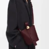 Mini Pebble Bucket in Smooth Calfskin