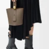 Mini Pebble Bucket in Soft Grained Calfskin