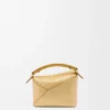 Mini Puzzle Edge Bag in Laminated Lambskin