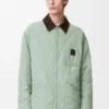 Padded Overshirt in Technical Shell