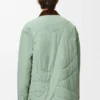 Padded Overshirt in Technical Shell
