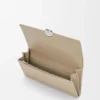 Pebble Continental Wallet in Pebble Grained Calfskin