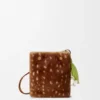 Strawberry Flower Charm in Classic Calfskin