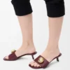 Pebble Slide in Soft Calfskin