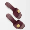 Pebble Slide in Soft Calfskin