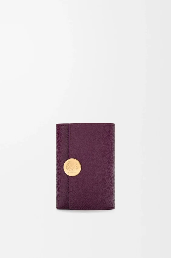 Pebble Small Vertical Wallet in Pebble Grained Calfskin Pebble Small Vertical Wallet in Pebble Grained Calfskin