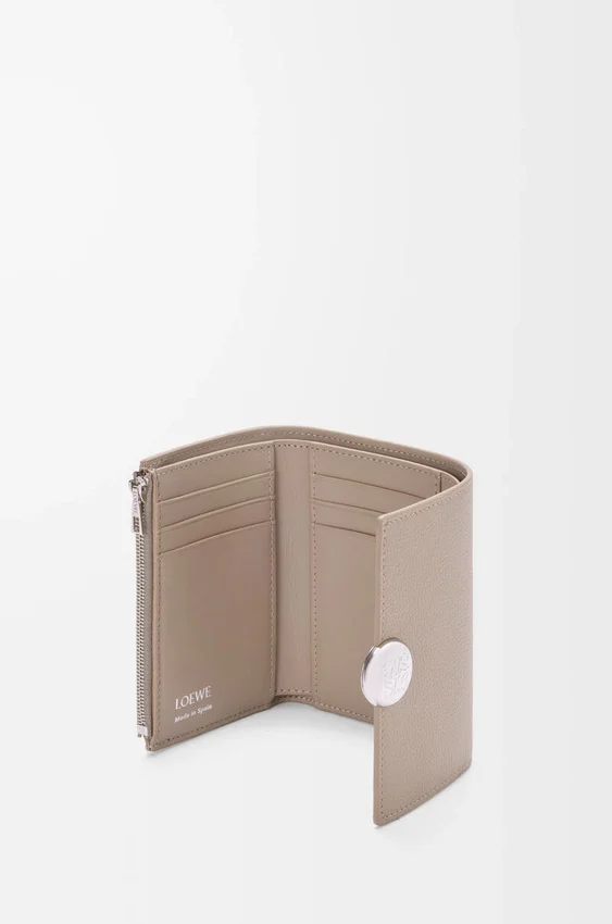 Pebble Small Vertical Wallet in Pebble Grained Calfskin Pebble Small Vertical Wallet in Pebble Grained Calfskin