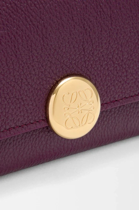 Pebble Small Vertical Wallet in Pebble Grained Calfskin Pebble Small Vertical Wallet in Pebble Grained Calfskin