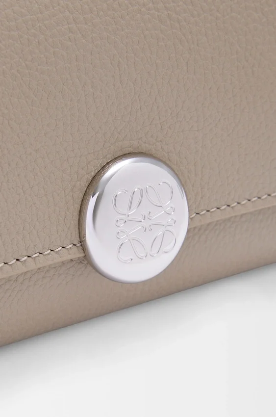 Pebble Small Vertical Wallet in Pebble Grained Calfskin Pebble Small Vertical Wallet in Pebble Grained Calfskin