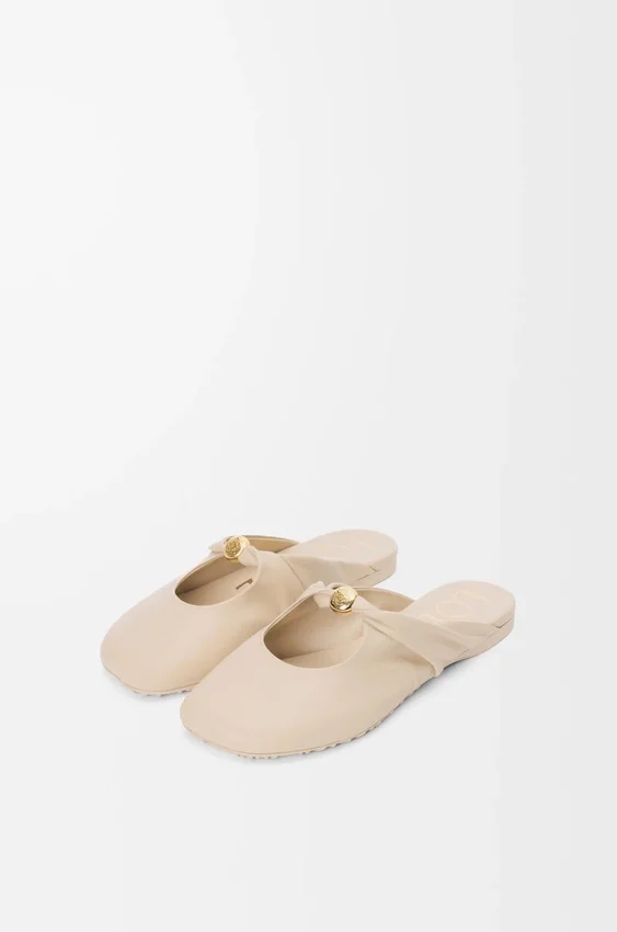 Pebble Soft Mule in Nappa Lambskin Pebble Soft Mule in Nappa Lambskin