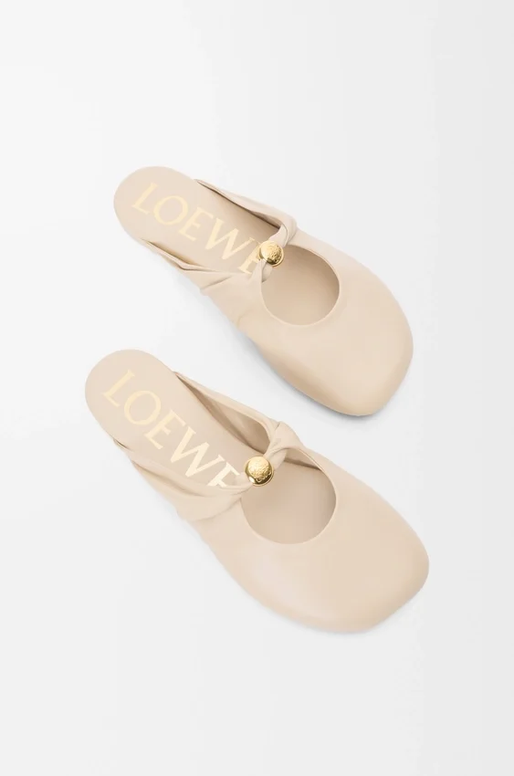 Pebble Soft Mule in Nappa Lambskin Pebble Soft Mule in Nappa Lambskin
