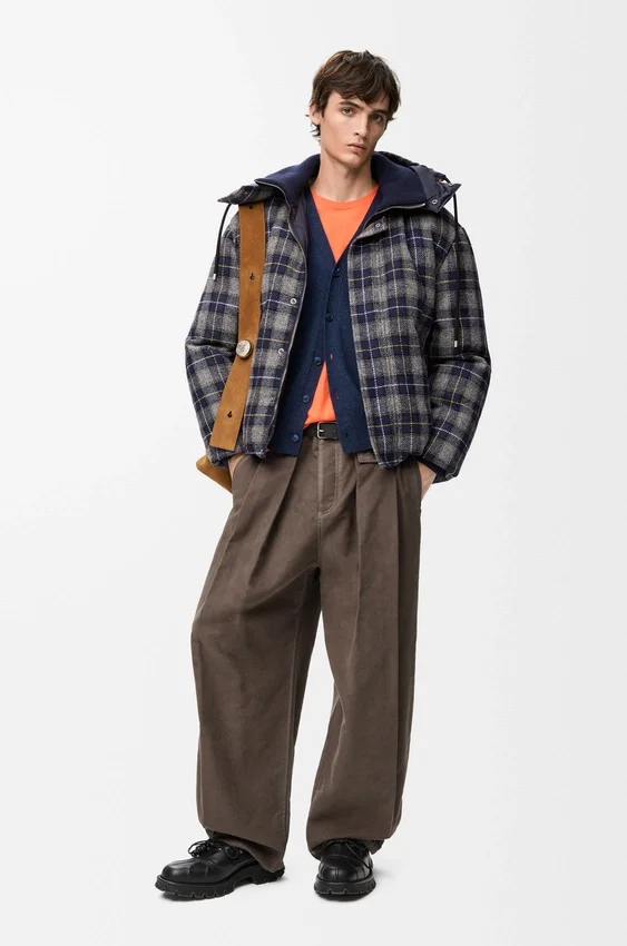 Trousers in Cotton Blend Trousers in Cotton Blend