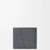Puzzle Bifold Coin Wallet in Supple Grained Calfskin