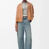 Pyjama Blouse in Nappa Lambskin
