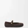 Rio Mary-Jane in Suede and Raffia