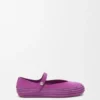 Rio Mary-Jane in Suede and Raffia