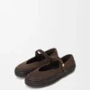 Rio Mary-Jane in Suede and Raffia