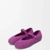 Rio Mary-Jane in Suede and Raffia