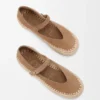 Rio Mary-Jane in Suede and Raffia
