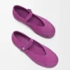 Rio Mary-Jane in Suede and Raffia