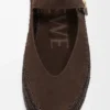 Rio Mary-Jane in Suede and Raffia
