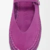 Rio Mary-Jane in Suede and Raffia