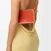 Rio Pouch in Classic Calfskin and Raffia