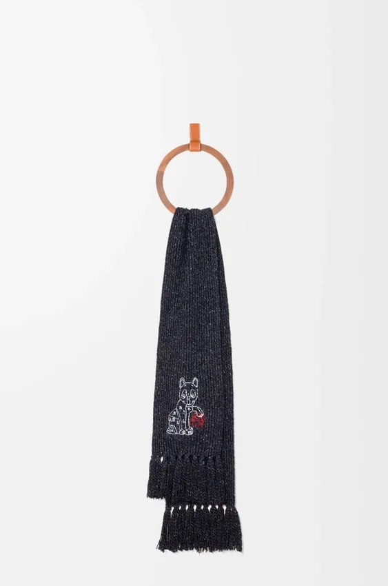Scarf in Wool, Silk and Alpaca Blend Scarf in Wool, Silk and Alpaca Blend