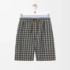 Shorts in Viscose and Linen Blend