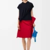 Skirt in Cotton and Silk