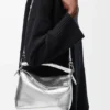 Small Puzzle Edge Bag in Laminated Lambskin