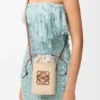 Square Pocket in Iraca Palm and Calfskin