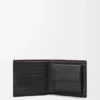 Switch Bifold Coin Wallet in Supple Grained Calfskin and Suede