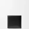 Switch Bifold Coin Wallet in Supple Grained Calfskin and Suede