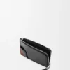 Switch Coin Cardholder in Supple Grained Calfskin and Suede