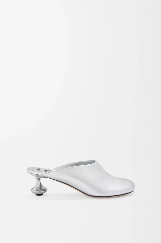 Toy Mule in Laminated Lambskin Toy Mule in Laminated Lambskin