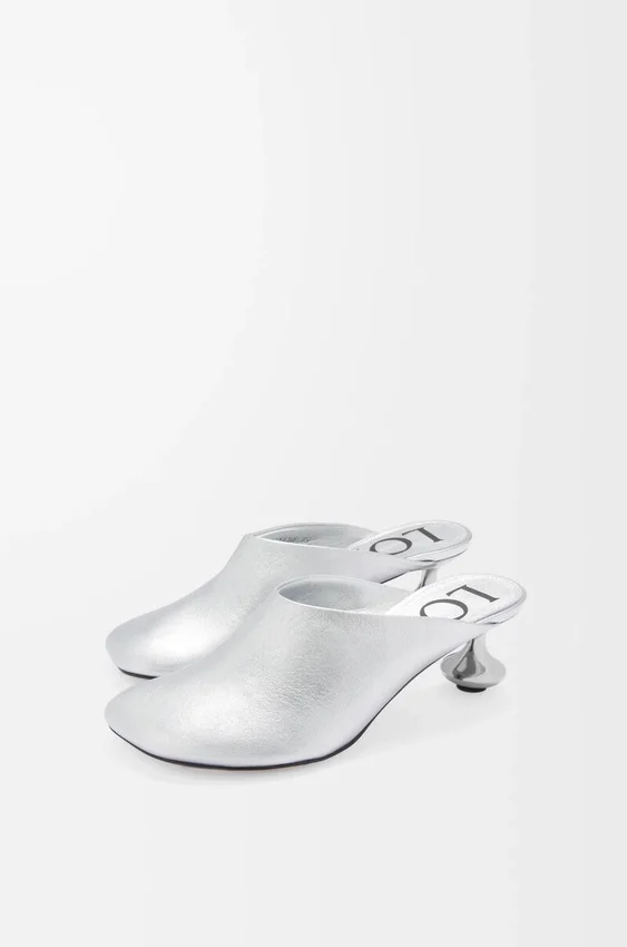 Toy Mule in Laminated Lambskin Toy Mule in Laminated Lambskin