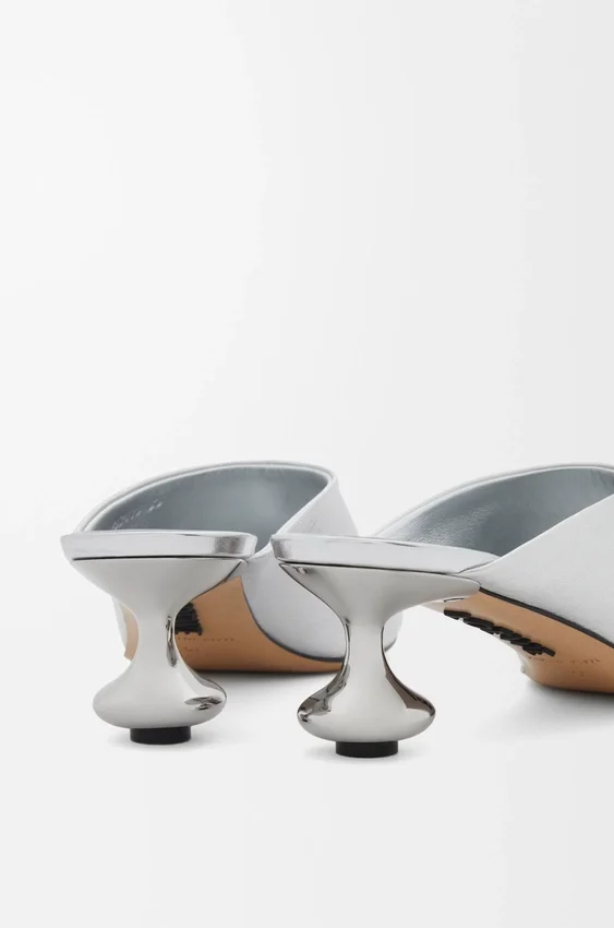 Toy Mule in Laminated Lambskin Toy Mule in Laminated Lambskin