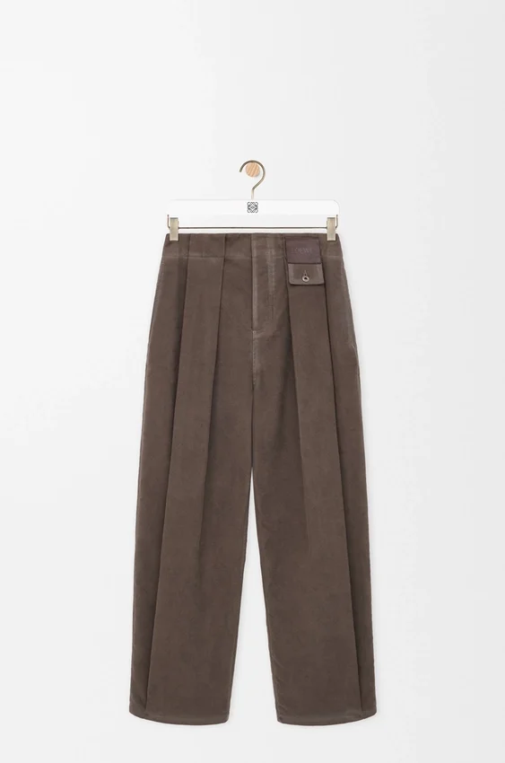 Trousers in Cotton Blend Trousers in Cotton Blend