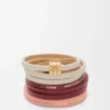 Twist Double Bracelet in Calfskin